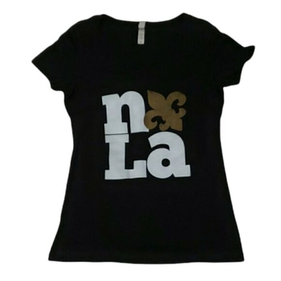 Fleurty Girl N⚜LA Short sleeve women tee - Picture 1 of 1